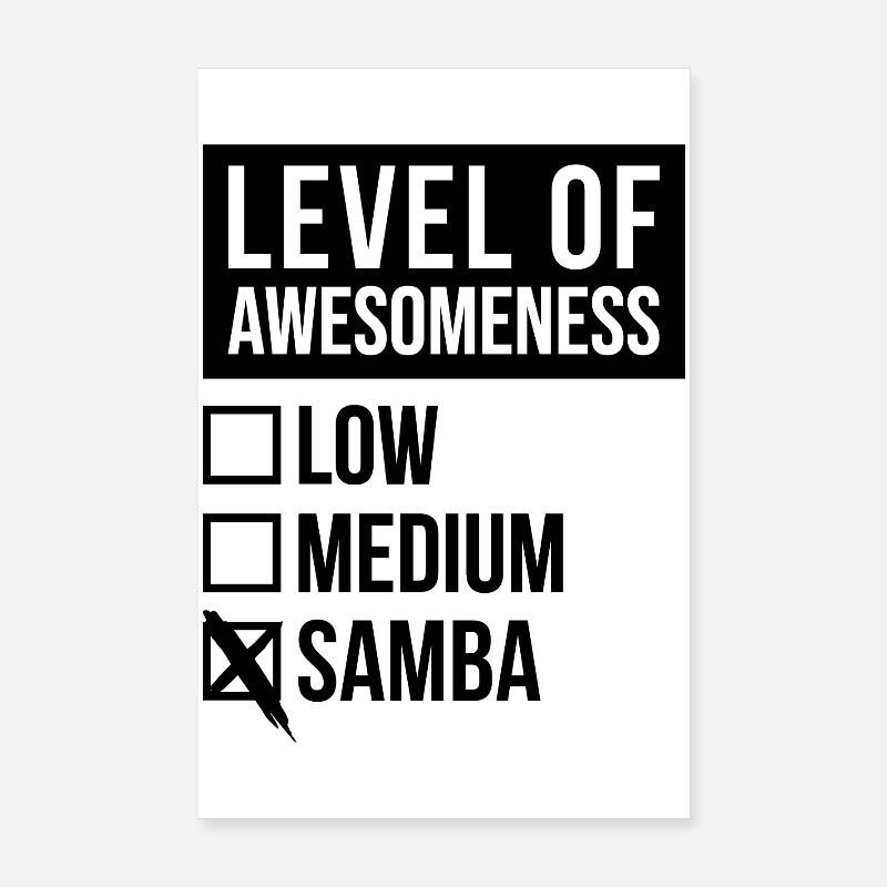 Samba Poster 8" x 12" (20x30 cm)