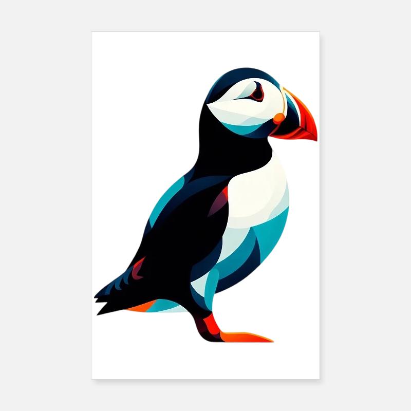 Papageitaucher Poster 20x30 cm