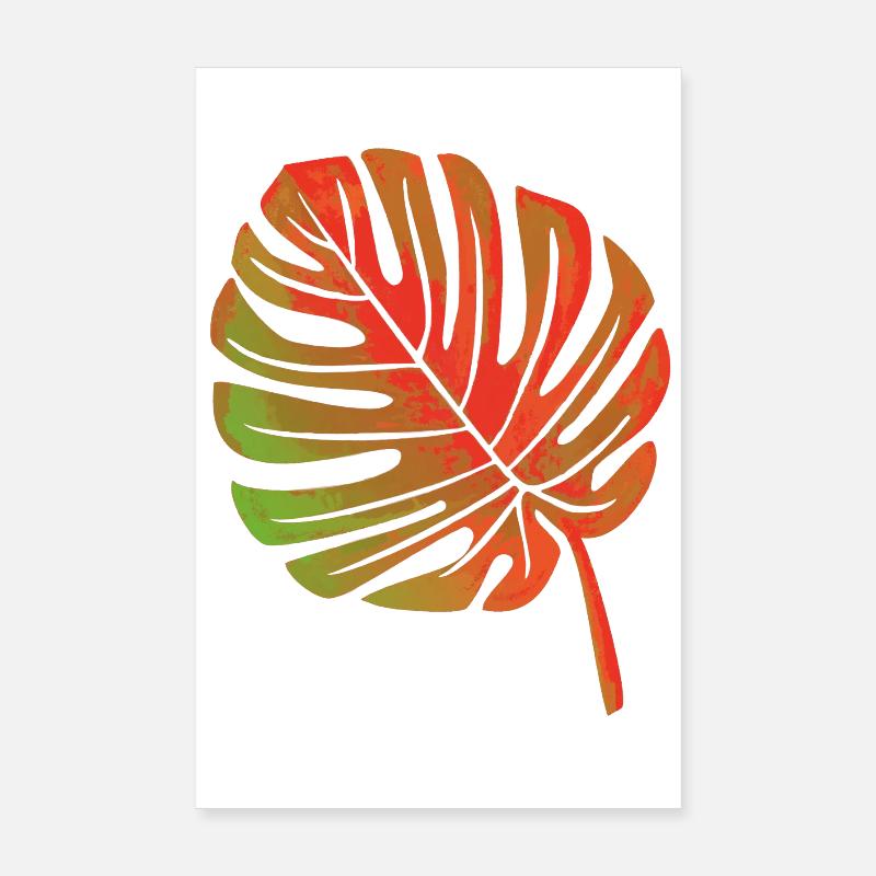 Feuille d’une plante Poster 20 x 30 cm
