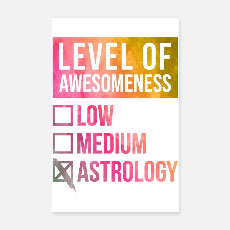 astrologie Poster 20 x 30 cm