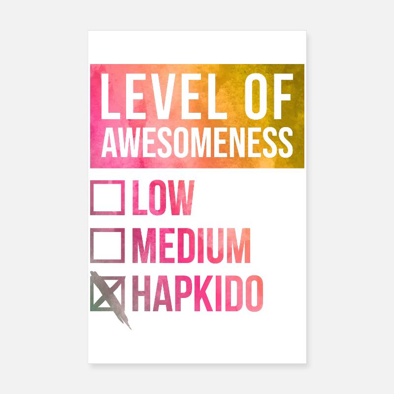 Hapkido Poster 8" x 12" (20x30 cm)