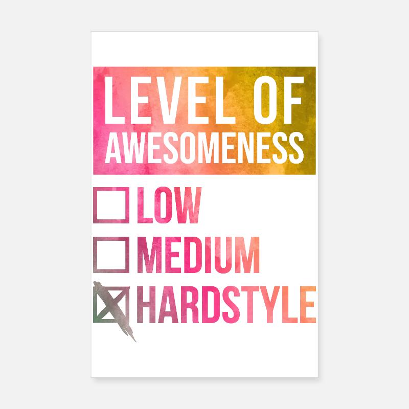 Hardstyle Poster 8" x 12" (20x30 cm)