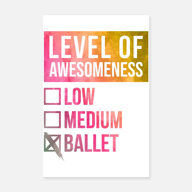 Ballett Poster 20x30 cm