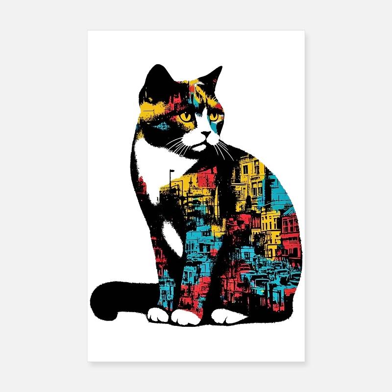 Cat Poster 8" x 12" (20x30 cm)