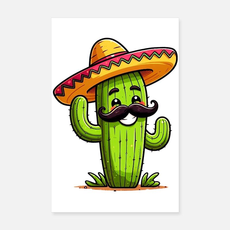 Cactus Poster 20 x 30 cm