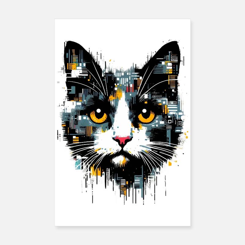 Chat Poster 20 x 30 cm