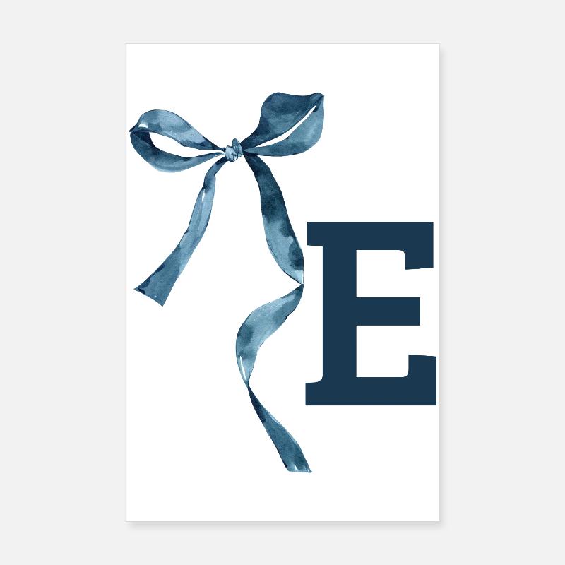Monogramme e idée cadeau  Poster 20 x 30 cm
