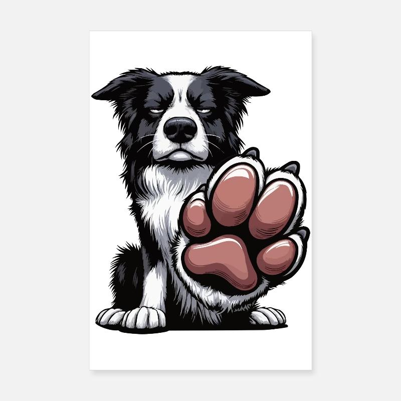 Border Collie Collie Owner Collie Lover Poster 8" x 12" (20x30 cm)