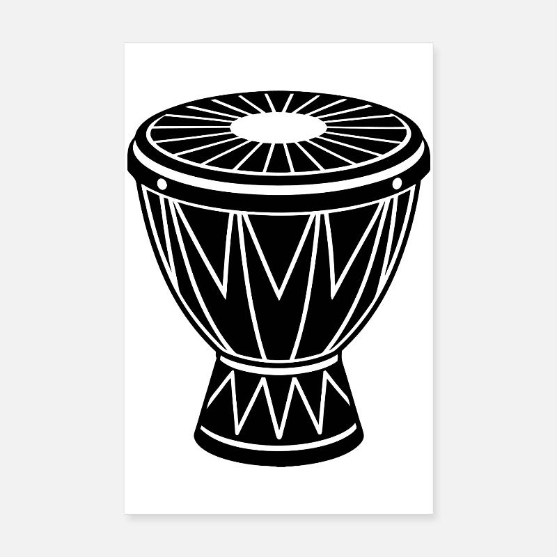 African conga drum Poster 8" x 12" (20x30 cm)