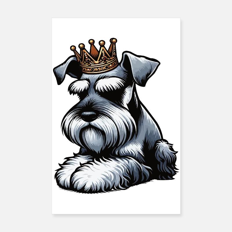 Schnauzer géant Schnauzer Propriétaire de Schnauzer Poster 20 x 30 cm