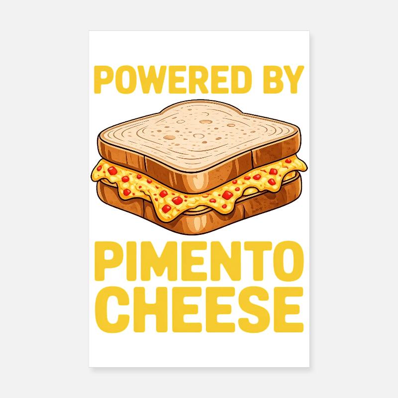 Sandwichs au fromage piment Cadeaux de golf Poster 20 x 30 cm