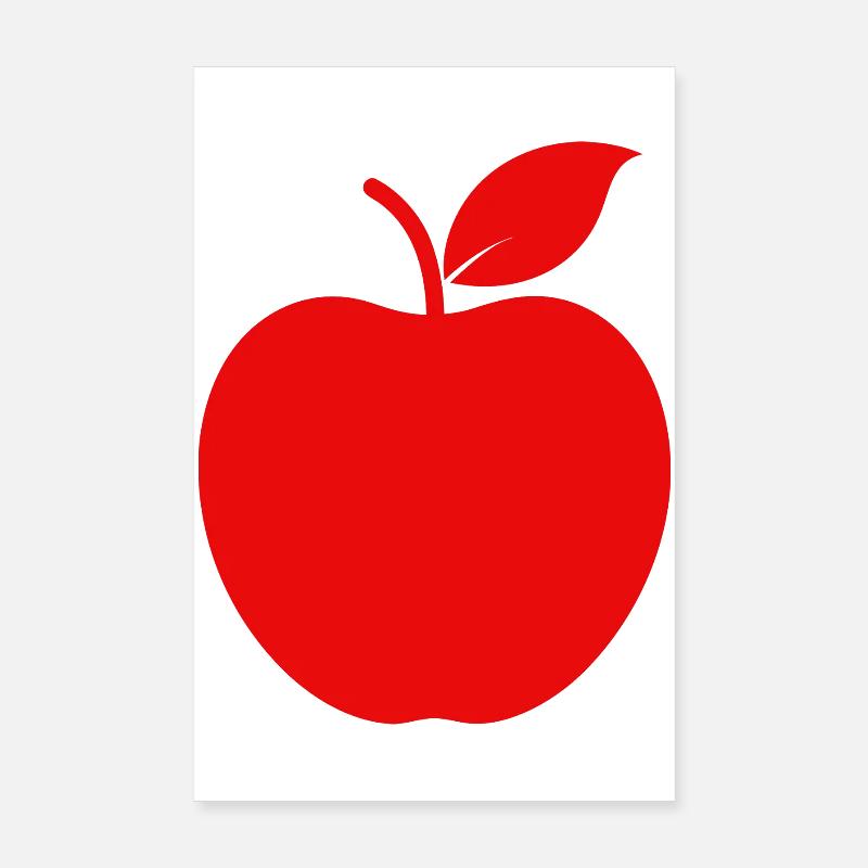 Apfel Poster 20x30 cm