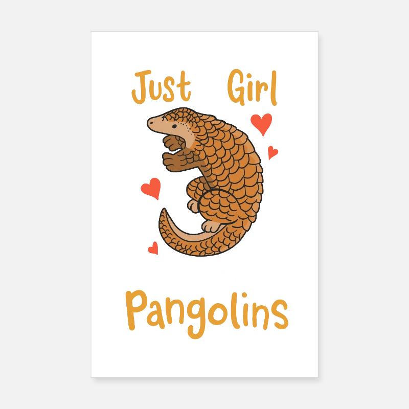 Pangolin Pangolin amateurs Poster 20 x 30 cm