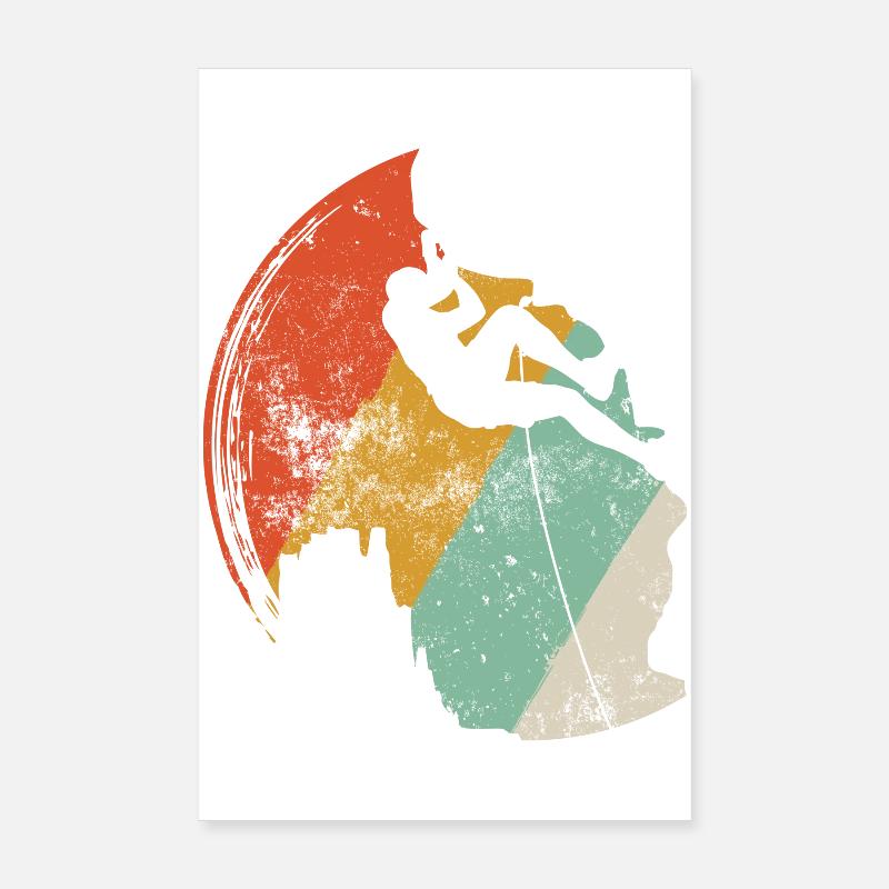 Sunset Surf Silhouette on Retro Arc Poster 8" x 12" (20x30 cm)