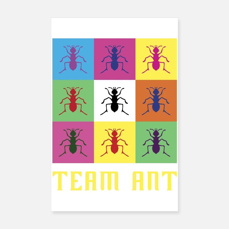 Team Ant Poster 8" x 12" (20x30 cm)