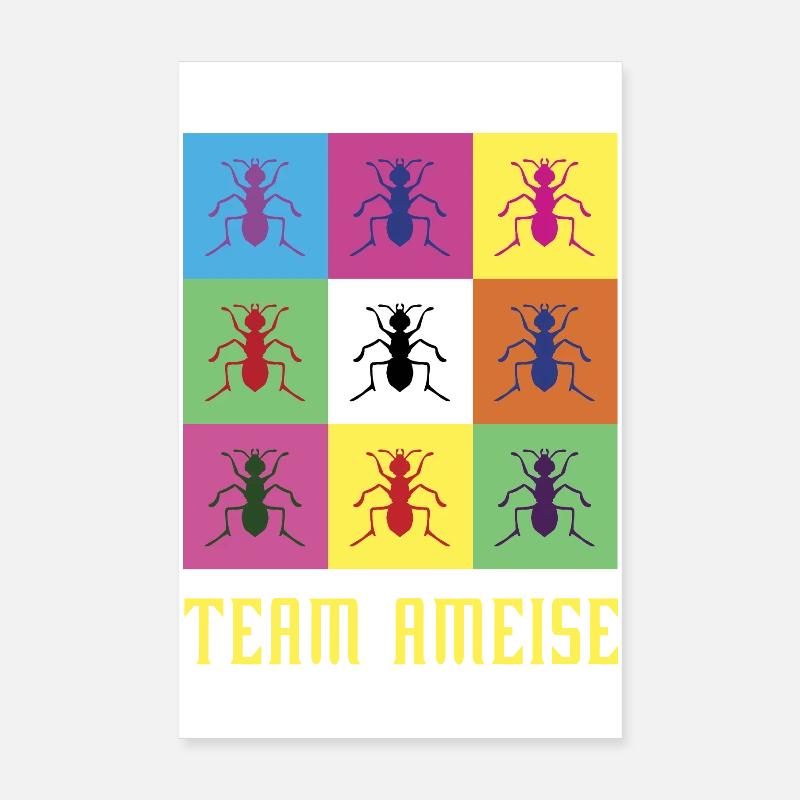 Team Ameise Poster 20x30 cm