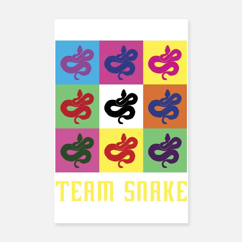 Team Snake Poster 20 x 30 cm