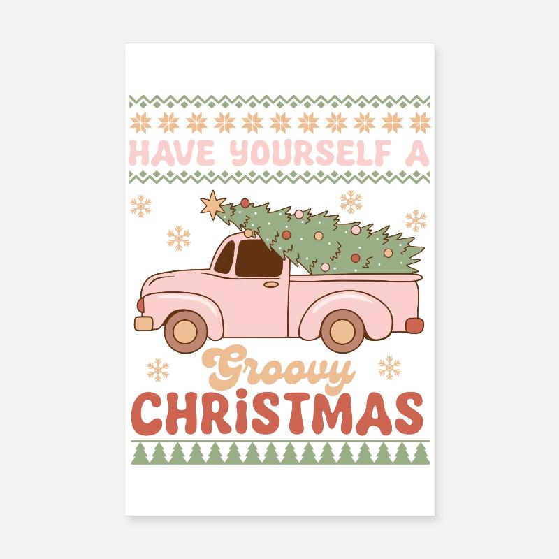 Hässlicher Weihnachtspullover Poster 20x30 cm