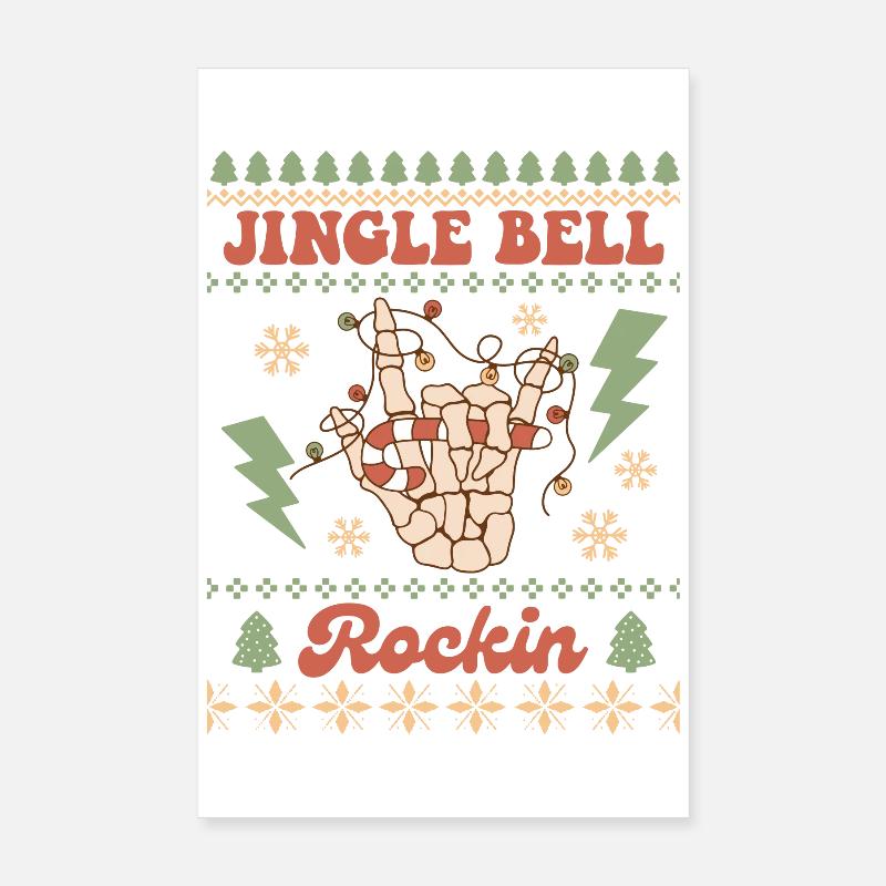 Hässlicher Weihnachtspullover Poster 20x30 cm
