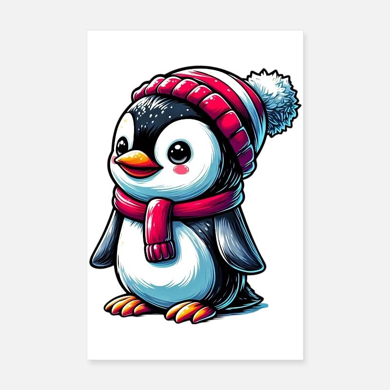 Pingouin Poster 20 x 30 cm