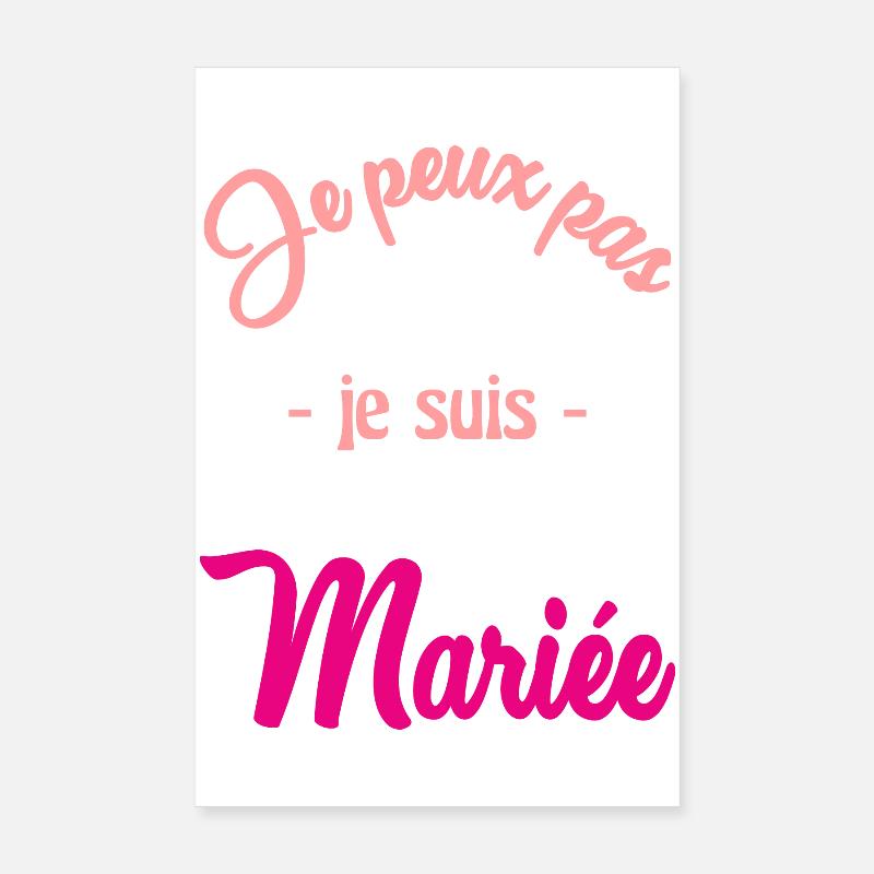MARIEE. FUTURE MARIEE. EVJF Poster 20 x 30 cm