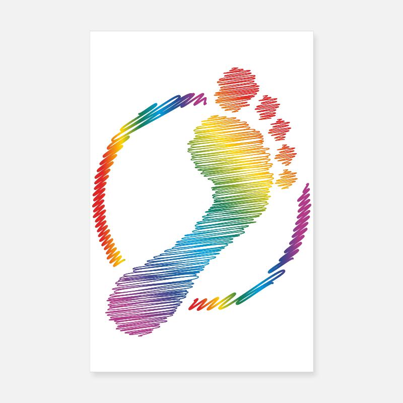 empreinte arc-en-ciel empreinte arc-en-ciel Poster 20 x 30 cm