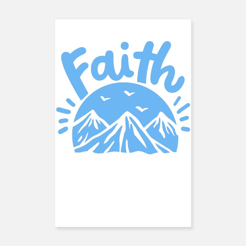 Christlich Glaube Religiös Poster 20x30 cm