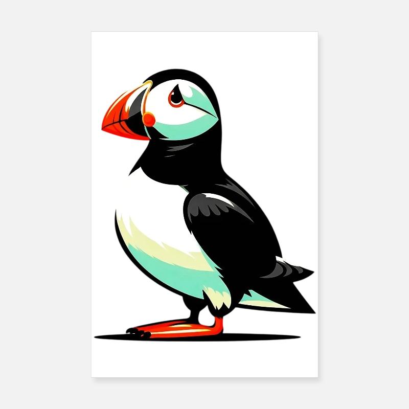 Papageitaucher Poster 20x30 cm