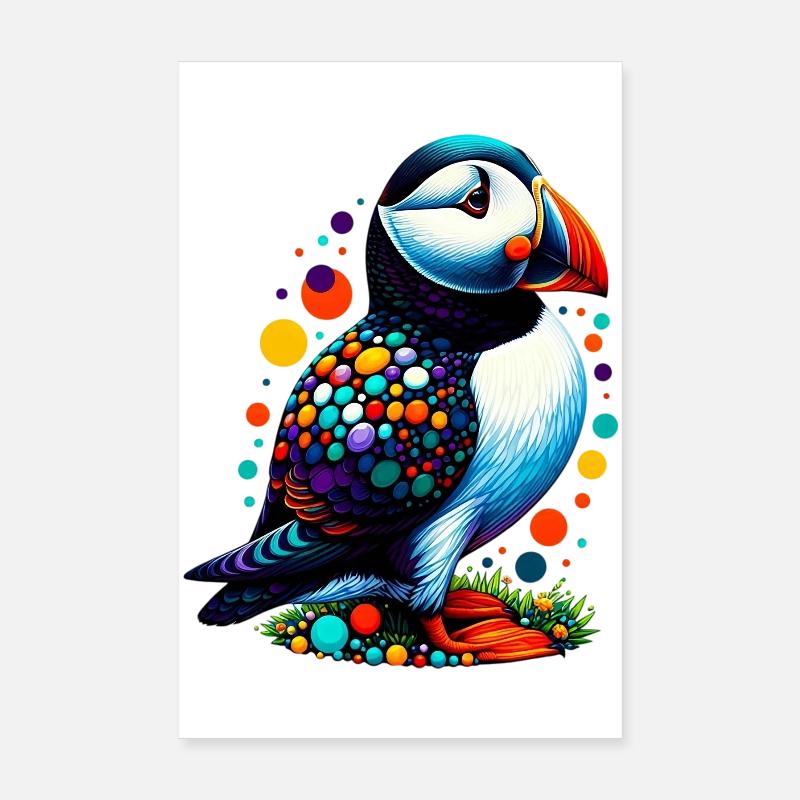 Macareux Poster 20 x 30 cm