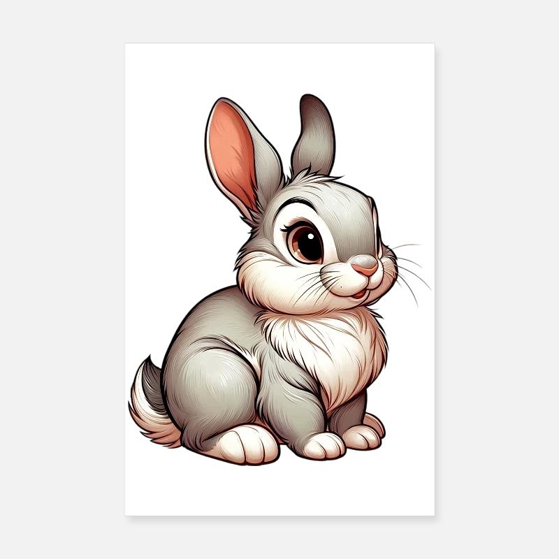 Lapin Poster 20 x 30 cm