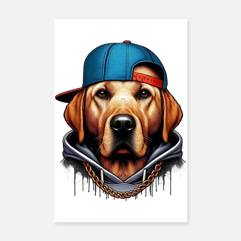 Dog Poster 8" x 12" (20x30 cm)
