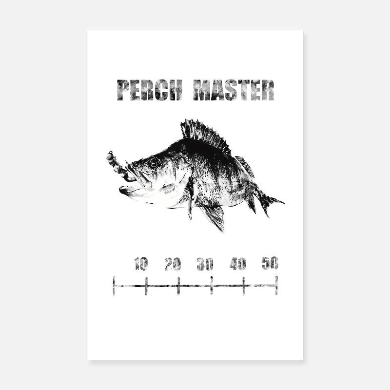 Perche Rekord - Pêche aux leurres Poster 20 x 30 cm