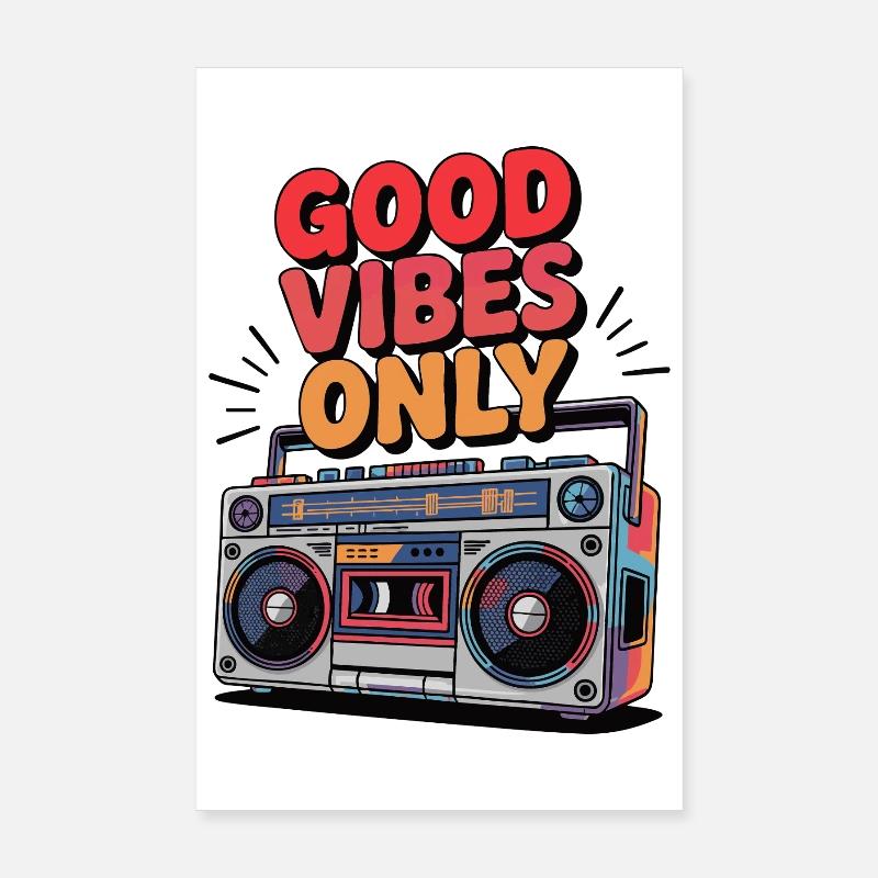 Nur gute Stimmung Poster 20x30 cm