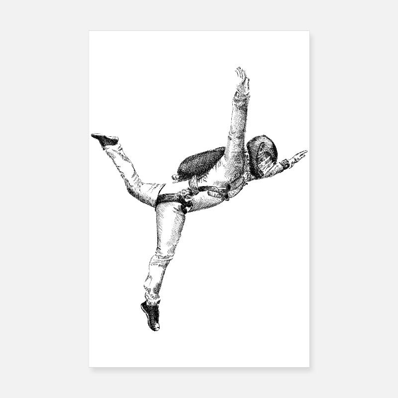free fly Poster 8" x 12" (20x30 cm)