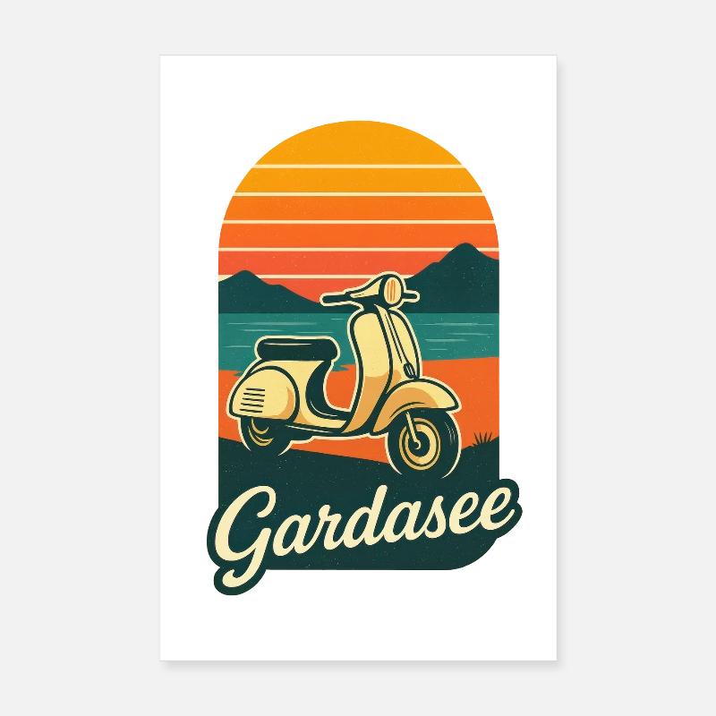 Lac de Garde Poster 20 x 30 cm