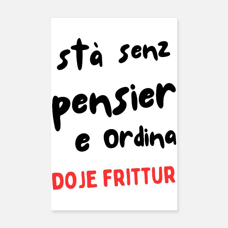 Doje Frittur Graffiti Rot Schwarz Poster 20x30 cm