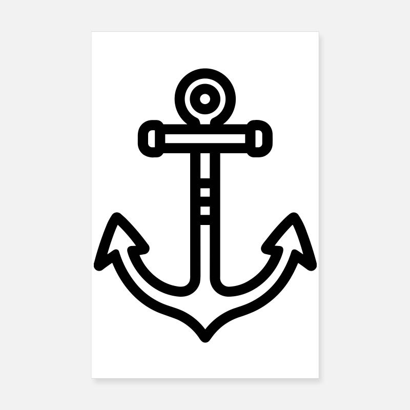 Anchor Poster 8" x 12" (20x30 cm)