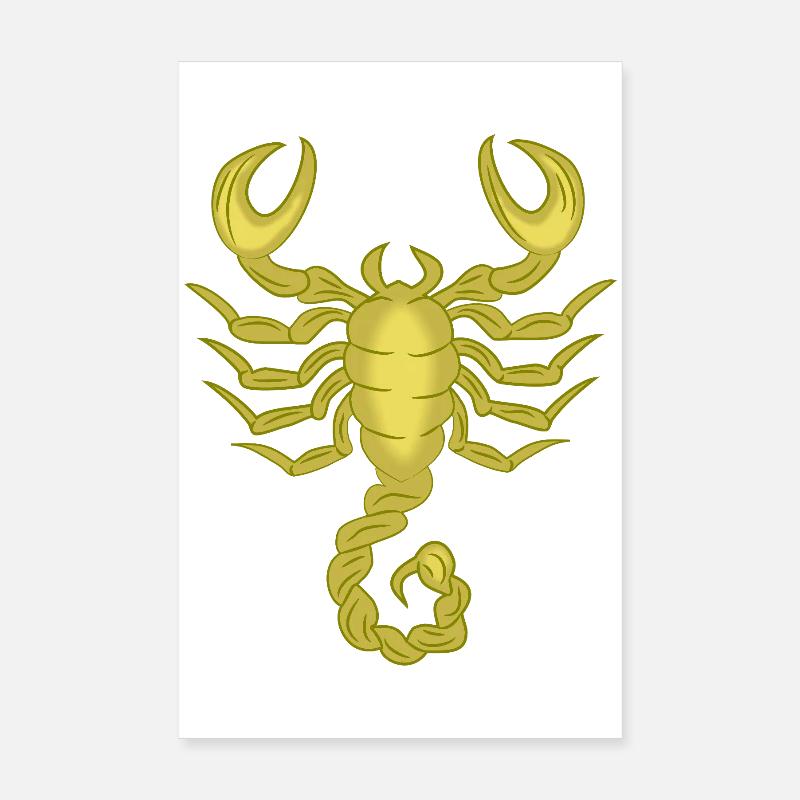 Zodiac sign Scorpio Poster 8" x 12" (20x30 cm)
