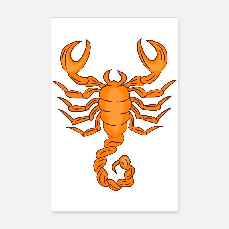 Sternzeichen Skorpion Poster 20x30 cm
