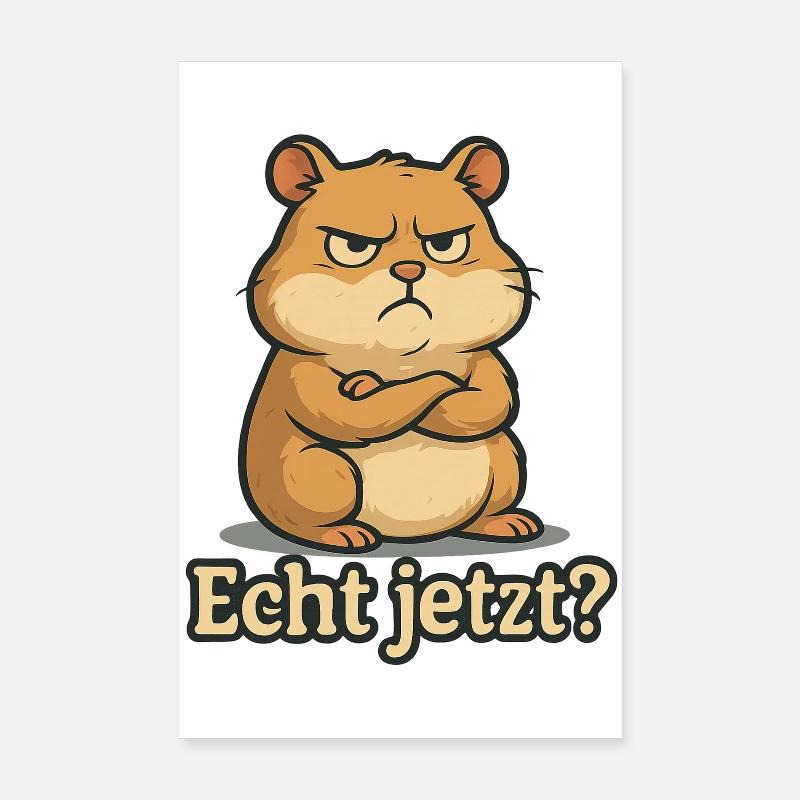 Really now hamsters Poster 8" x 12" (20x30 cm)