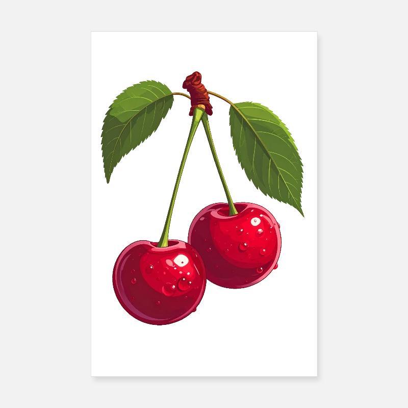 Kirschen Poster 20x30 cm