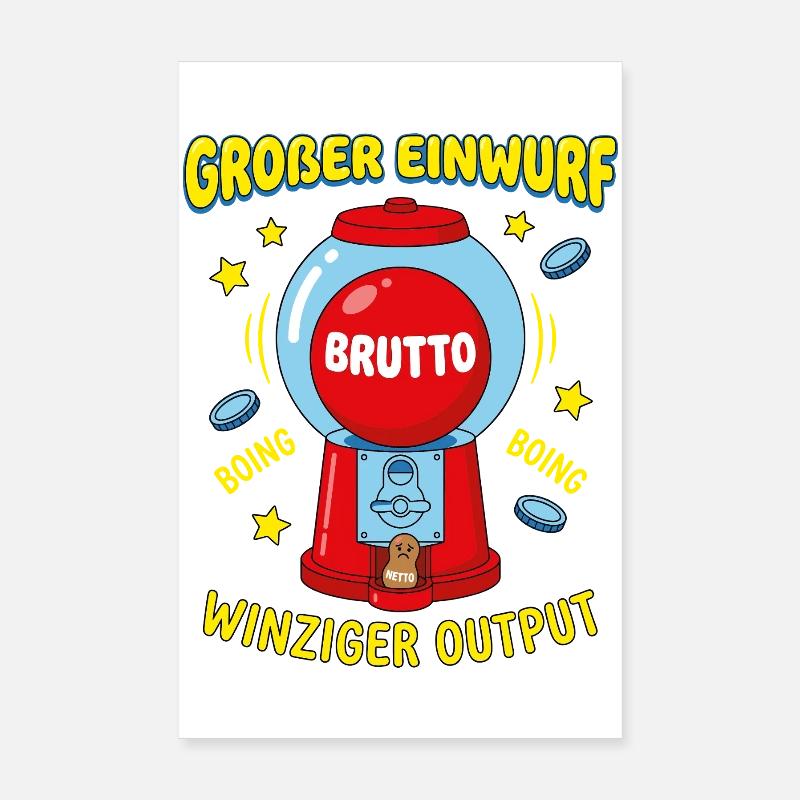 Large Throw-In Tiny Output Poster 8" x 12" (20x30 cm)