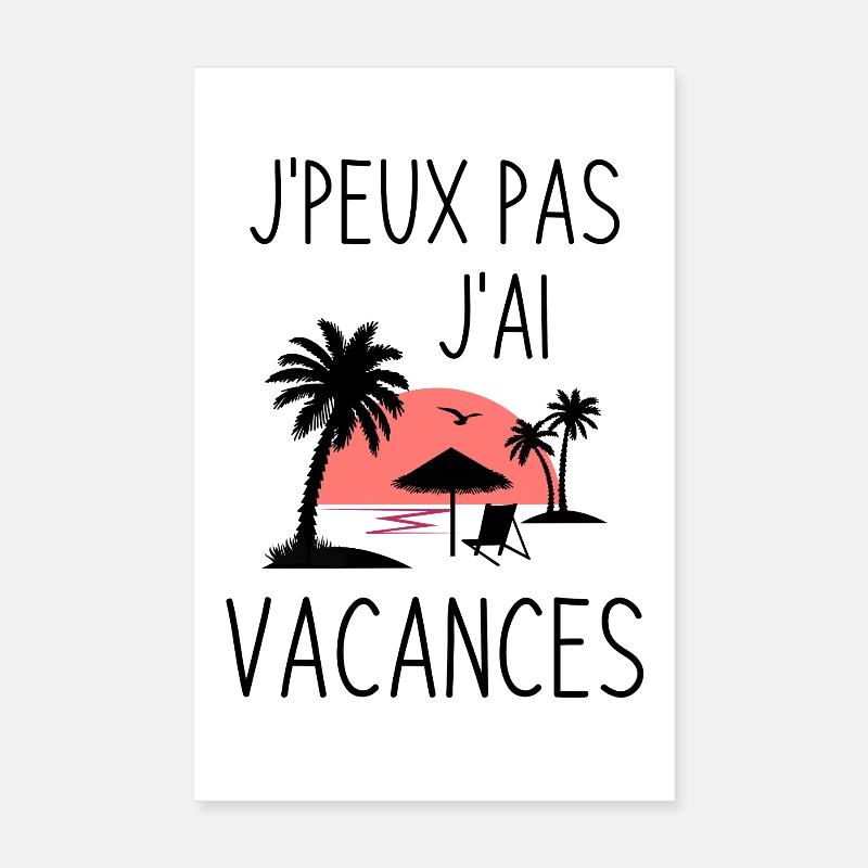 Coucher de Soleil Palmier Poster 20 x 30 cm