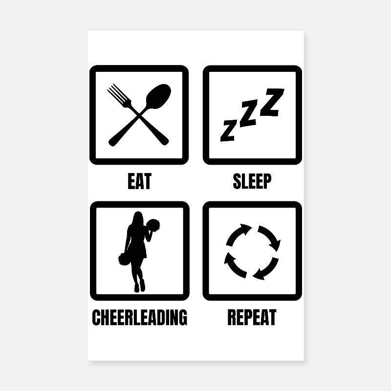 Numéro de cheerleading Poster 20 x 30 cm