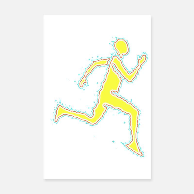 Runner électrique Poster 20 x 30 cm