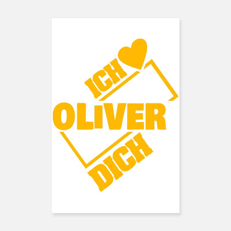 Liebe Oliver Poster 20x30 cm