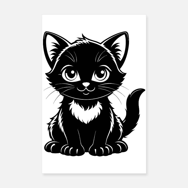 Cute cat Poster 8" x 12" (20x30 cm)