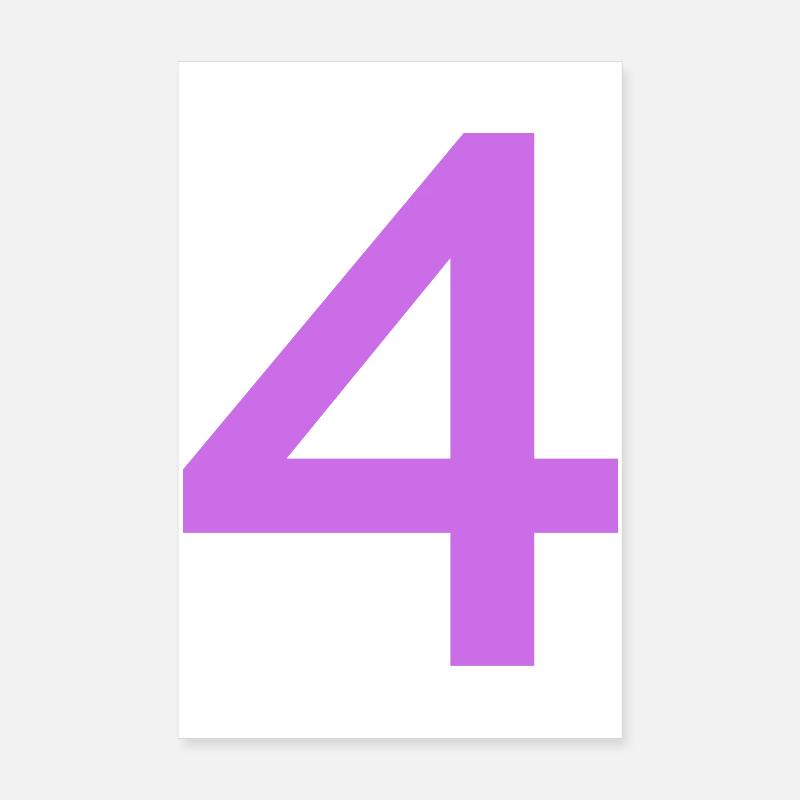 4 Poster 20x30 cm
