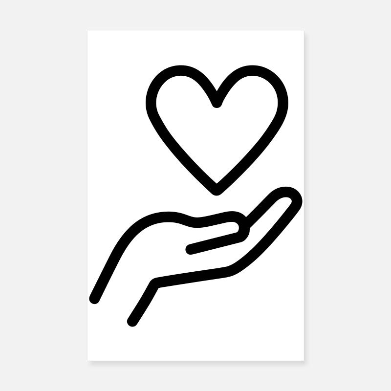 donner amour Poster 20 x 30 cm