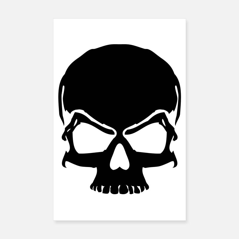 crâne de pirate crâne Poster 20 x 30 cm